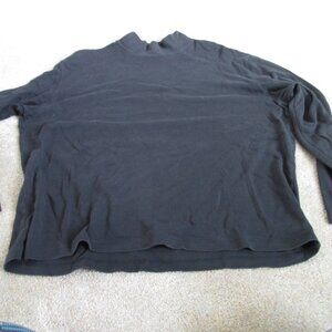 St John's Bay Women's Black Mock Turtleneck Size 1X